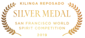 Kilinga Reposado - Silver Medal - San Francisco World Spirit Competition 2019